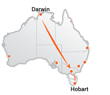 Truck Movers Darwin to Hobart Truck Movers Darwin to Hobart